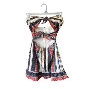 Tularosa Revolve Embroidered‎ Strapless Mini Dress Small Island Girl Boho Formal